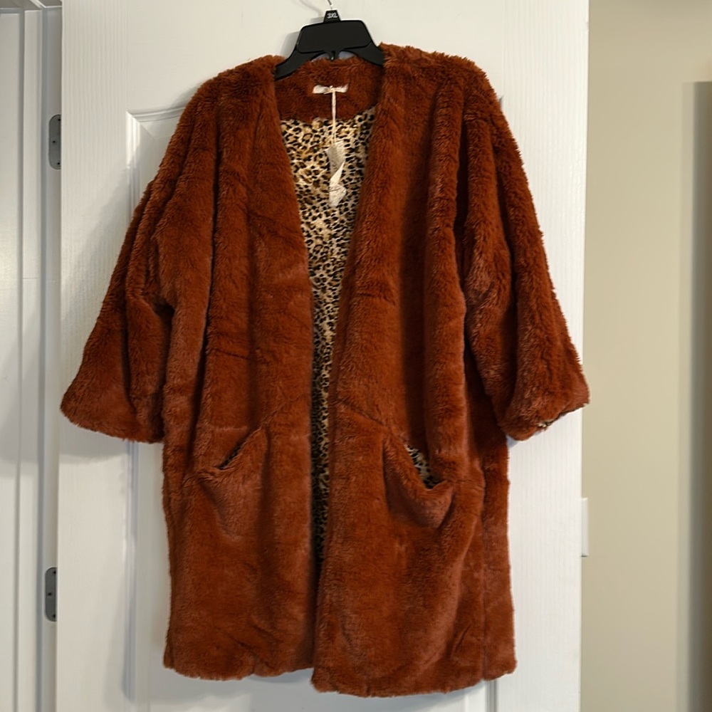 Mystree Rust Coat